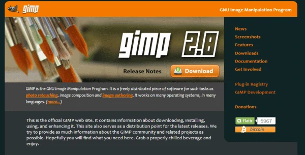 GIMPスクリーンショット